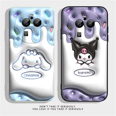 Cute Cinnamoroll Kuromi Phone Case For Oppo Find X X X X Realme