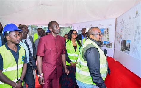 [photos] Ruto Breaks Ground For 220 Housing Units In Nakuru