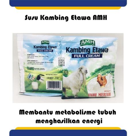 Jual Susu Kambing Etawa Plus Jahe Merah Amh Herbal Rematik Di Lapak