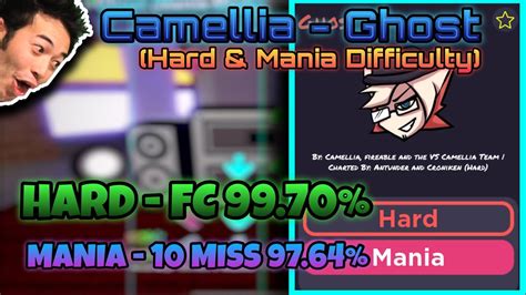 Roblox Funky Friday Camellia GHOST Both Difficulties Hard FC 99