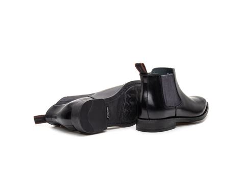 Bota Masculina Chelsea Vulcano Em Couro Preto Savelli Savelli Cal Ados