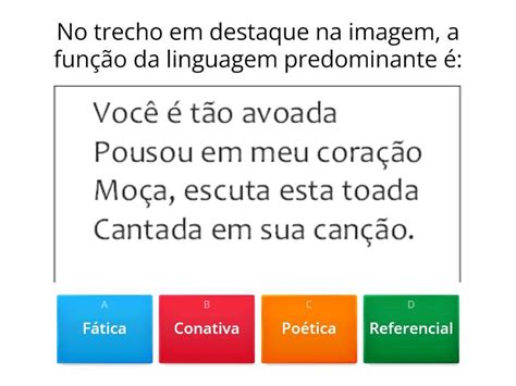 Quiz Funções Da Linguagem