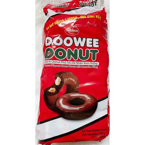 BÁnh Donut Doowee PhỦ SÔ CÔ La NhÂn Kem TrỨng Shopee Việt Nam