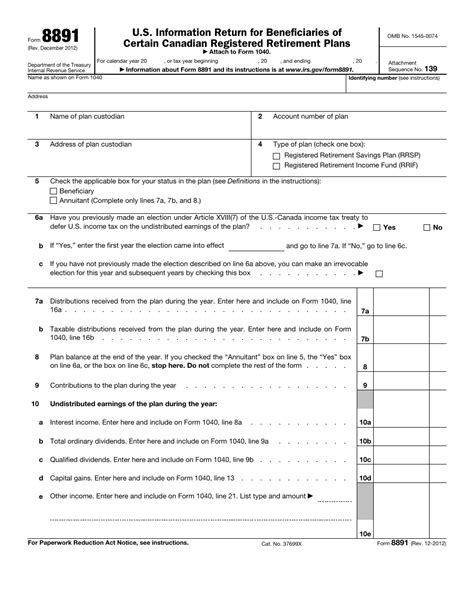 Irs Form 8891 Fill Out Sign Online And Download Fillable Pdf