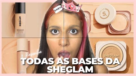 Bases Da Sheglamresenha De Todas As Bases Da Sheglam Sheglam