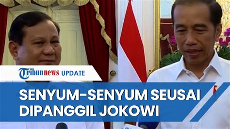 Prabowo Disebut Senyum Senyum Seusai Dipanggil Jokowi Gerindra Anggap