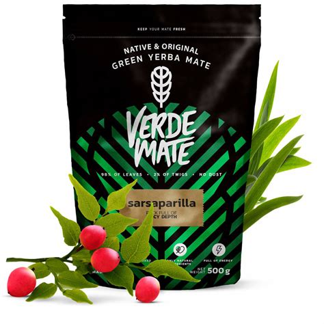 Verde Mate Green Sarsaparilla Kg G Sarsaparilla Yerba Mate