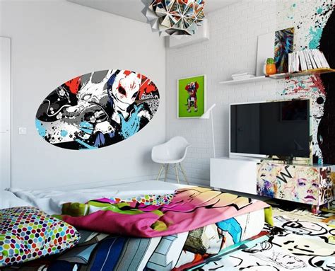 Anime Graffiti Decal, Anime Graffiti Sticker, Anime Graffiti Wall Decor ...