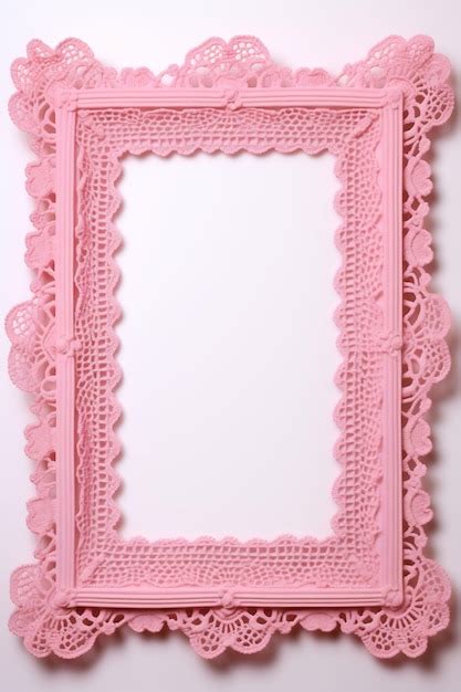 Premium AI Image | pink frame with a pink border