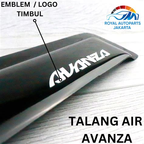 Jual Talang Air Mobil Toyota Avanza Model Slim Bahan