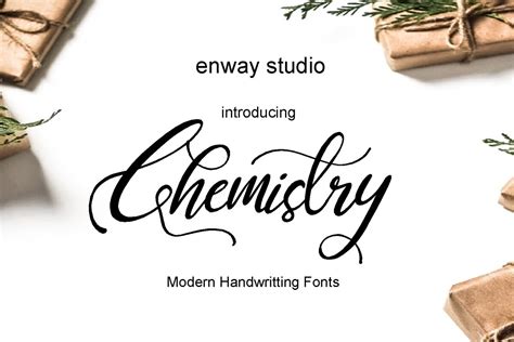 Chemistry fonts Script By enway studio | TheHungryJPEG