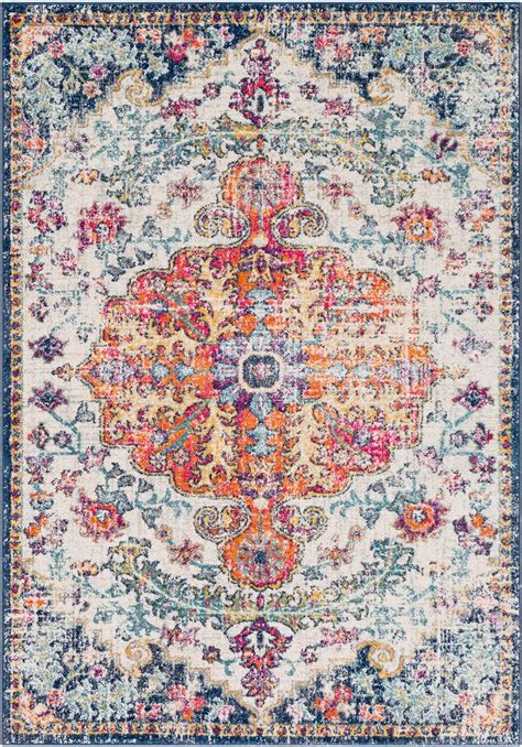 Artistic Weavers Odelia Vintage Bohemian Area Rug X Orange