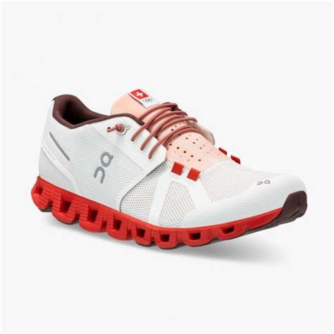 On Cloud Swiss Olympic Red/White Women