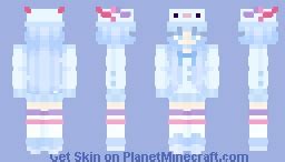 ~Cyan Axolotl~ Minecraft Skin