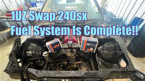 My V8 Nissan 240sx Fuel System Is Complete One Step Closer Youtube