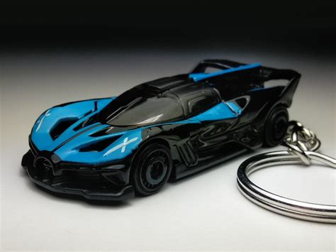 Bugatti Bolide Hot Wheels Keychain Etsy