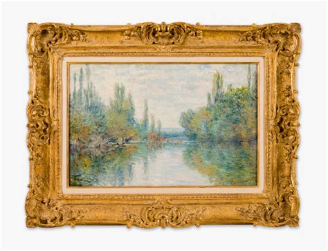 Claude Monet Un Bras De La Seine Pr S De V Theuil Halcyon Gallery