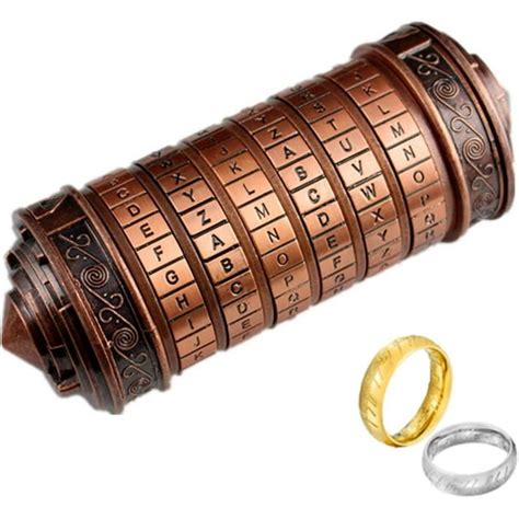 Unique Cryptex Da Vinci Code Mini Cryptex Lock Puzzle Boxes with Hidden ...