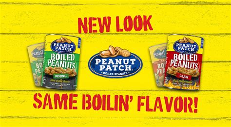 New Look Same Boilin Flavor Peanut Patch Boiled Peanuts