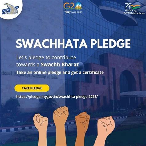 Swachhta Pakhwada 2023 | NHAI | Pledge, Let it be, Certificate