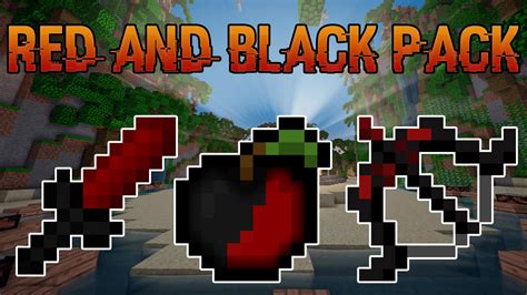 Minecraft Pvp Texture Pack Red And Black Edit Uhc Mcsg No Lag Fps