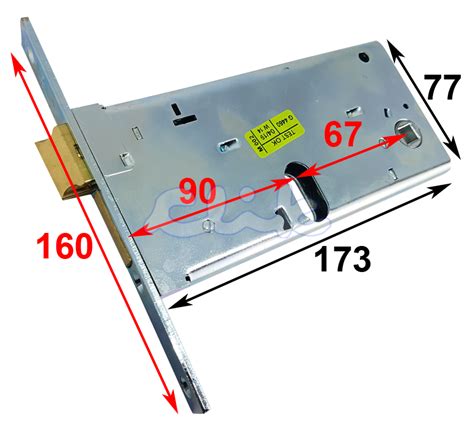 CISA 44461 90 0 SERRATURA INFILARE E 90 FR 20 CILINDRO OVALE