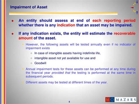 Ppt Ias 36 Impairment Of Assets Powerpoint Presentation Free