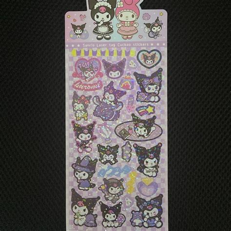 Sanrio My Melody And Kuromi Dekoratif Süsleme Sticker