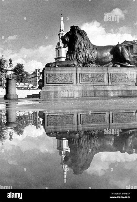 London England October 1945 Trafalgar Square London Views Post War The ...