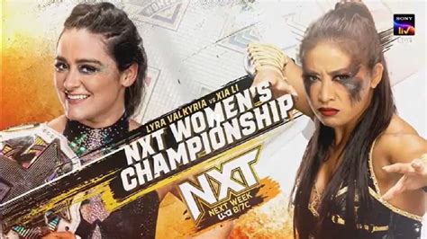 Wwe Nxt November Li Vs Valkyrie Dar Vs Gable Title Matches Set