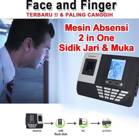 Jual Mesin Absensi Absen Muka Wajah Face Recognition Sidik Jari