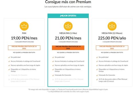 Crunchyroll Conoce Los Planes Y Precios De Suscripción Para Ver Anime Y Manga Sin Anuncios