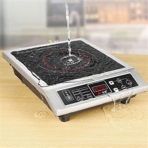 Home 3500W Induction Cooktop Electric Stove Hot Pot Cooker Portable Countertop Burner Commercial