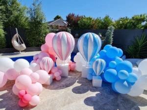 Hot Air Balloon Gender Reveal Package Melbourne Brand Activations And Event Hire Prop Empire