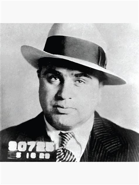 "Al Capone Mugshot" Clock by heavypants | Redbubble