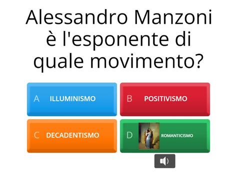 ALESSANDRO MANZONI Quiz