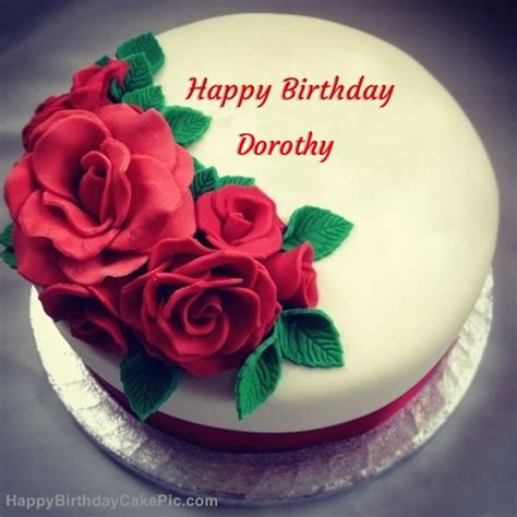 ️ Roses Birthday Cake For Dorothy