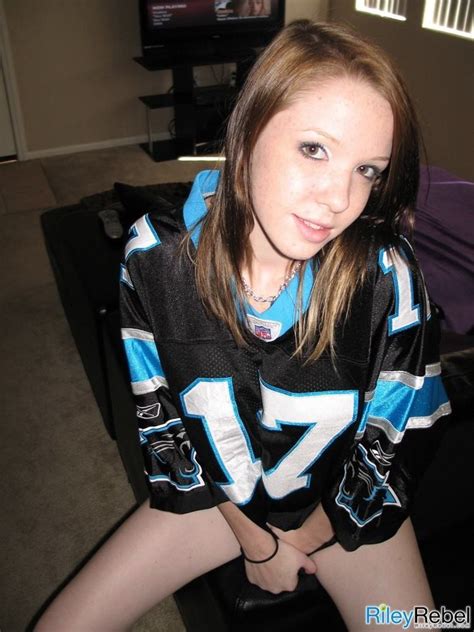 Tiny Titted Eighteen Year Old In Football Jersey Porn Pictures XXX Photos Sex Images