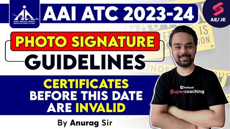 AAI ATC FORM FILL UP PHOTO SIGNATURE AND CERTIFICATES GUIDELINES How