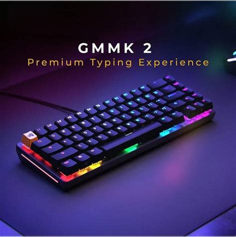 Glorious GMMK TKL Wired Mechanical Keyboard Layout Fox Linear Switches Hot Swappable