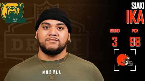 2023 NFL DRAFT Siaki Ika Cleveland Browns YouTube