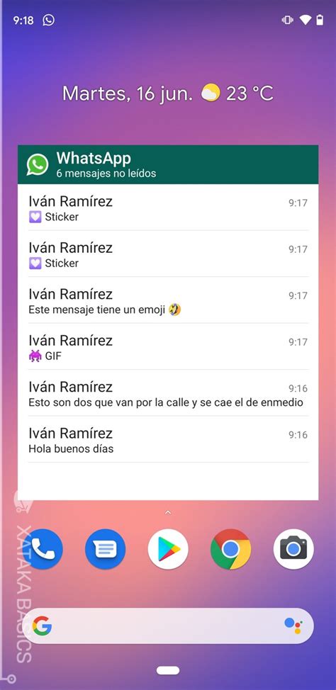 Cómo Usar El Widget De Whatsapp Para Leer Mensajes Sin Que Tus