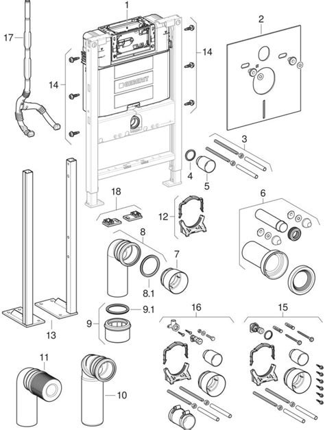 Geberit Duofix Element F R Wand Wc Cm Mit Omega Up Sp Lkasten