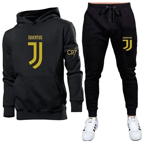 Conjunto Moletom Masculino Capuz E Bolso Juventus Time CR7 Agasalho