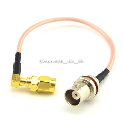 Extension Cord Mcx Male To Bnc Female Bulkhead O Ring Rg316 Cable Sma Mcx Adaptor Sma Male To