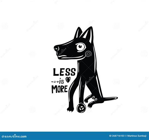 Human Dog Silhouette Stock Vector Illustration Of Canine 268716103