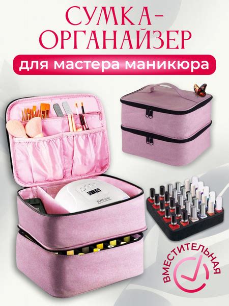 Сумка органайзер для мастера маникюра, бьюти-кейс - купить с доставкой ...