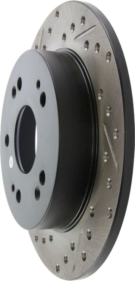 Stoptech Sport Drilled Slotted Piece Rear Brake Rotor For