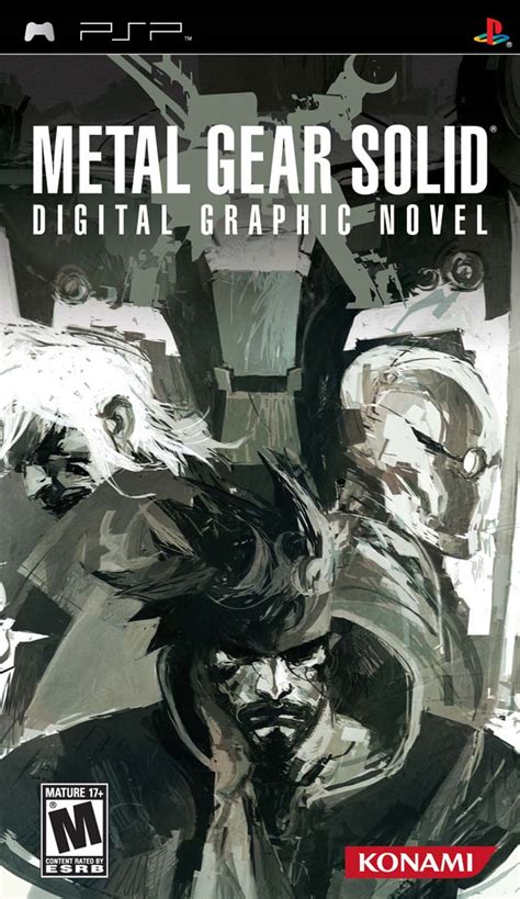 Metal Gear Solid Digital Graphic Novel Boxarts For Sony Psp The