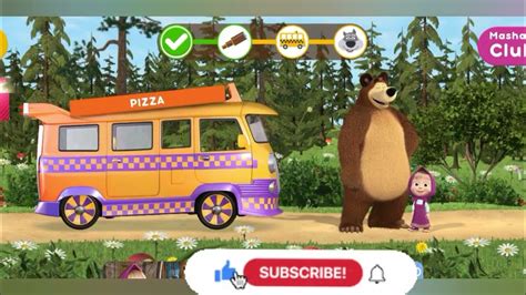 Make Pizza 🍕 With Masha And The Bear L Youtube